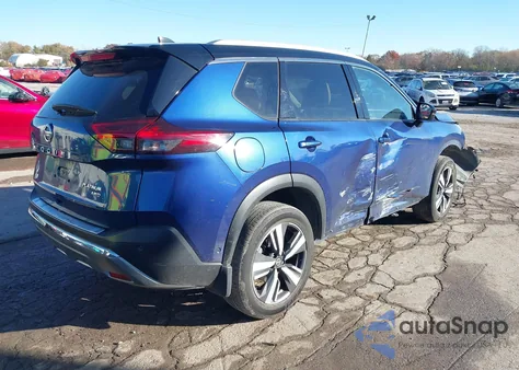 2021 Nissan Rogue Platinum Intelligent Awd from USA, damaged, VIN JN8AT3DD4MW319516